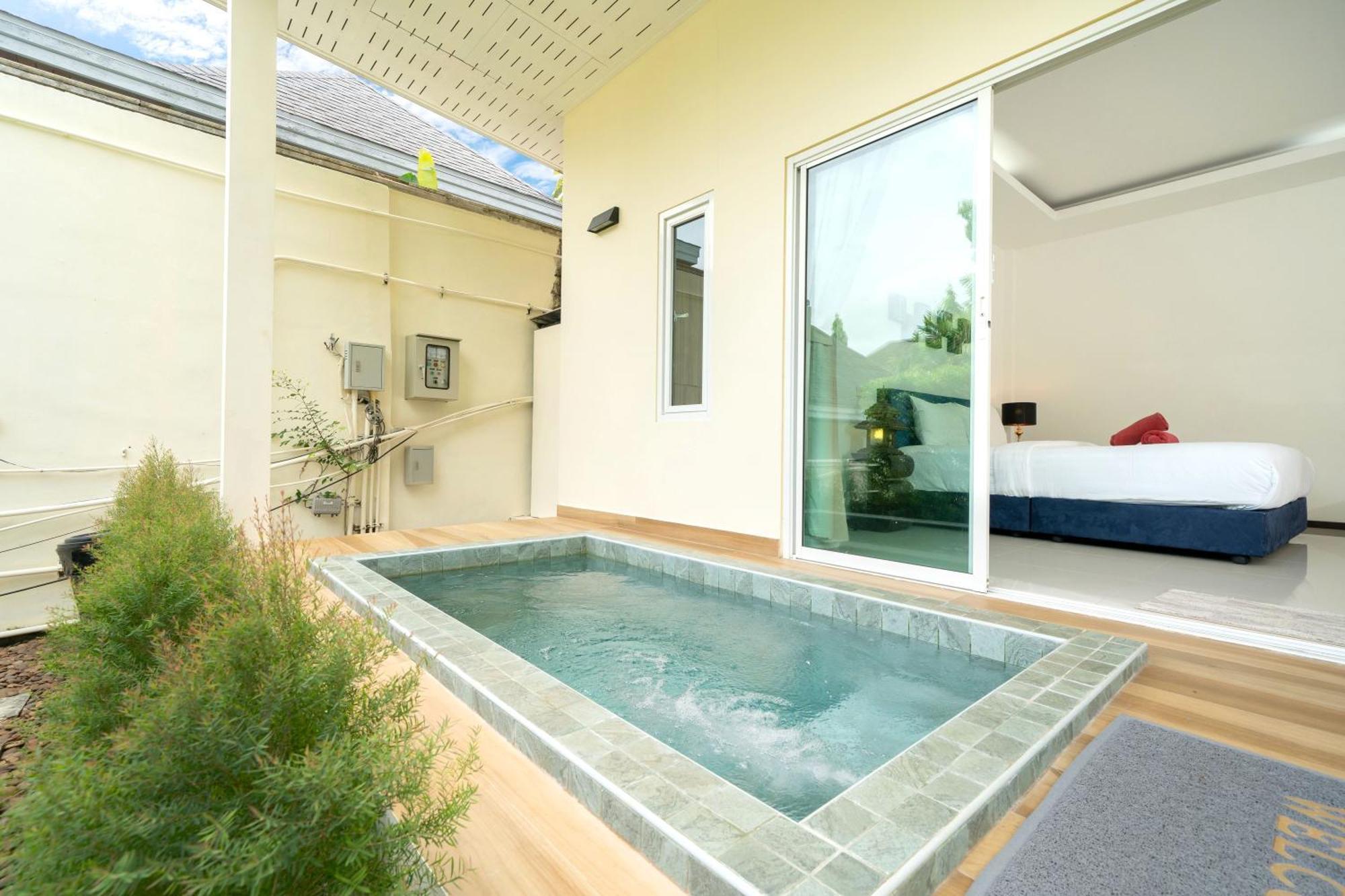 Oxavia Garden Oasis In Nai Harn - Your Private Tropical Garden With 3 Cabins And Jacuzzi Rawai Exterior foto