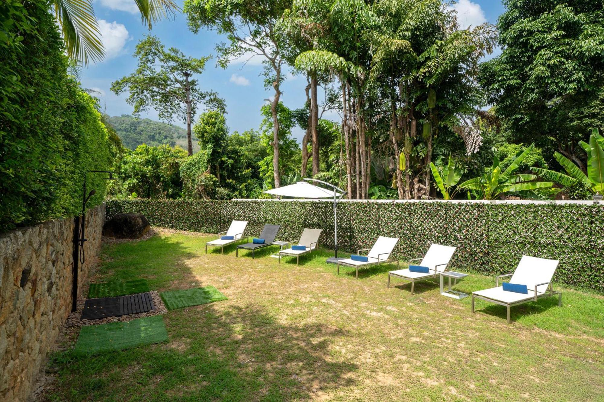 Oxavia Garden Oasis In Nai Harn - Your Private Tropical Garden With 3 Cabins And Jacuzzi Rawai Exterior foto